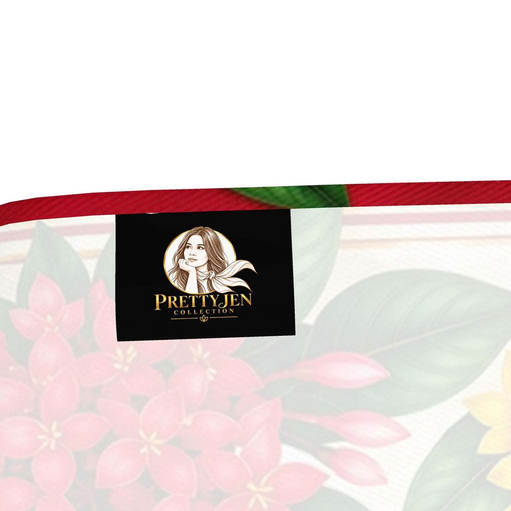 Tropical Jewel Silk Bandana (Santan) | 100% Silk Bandana