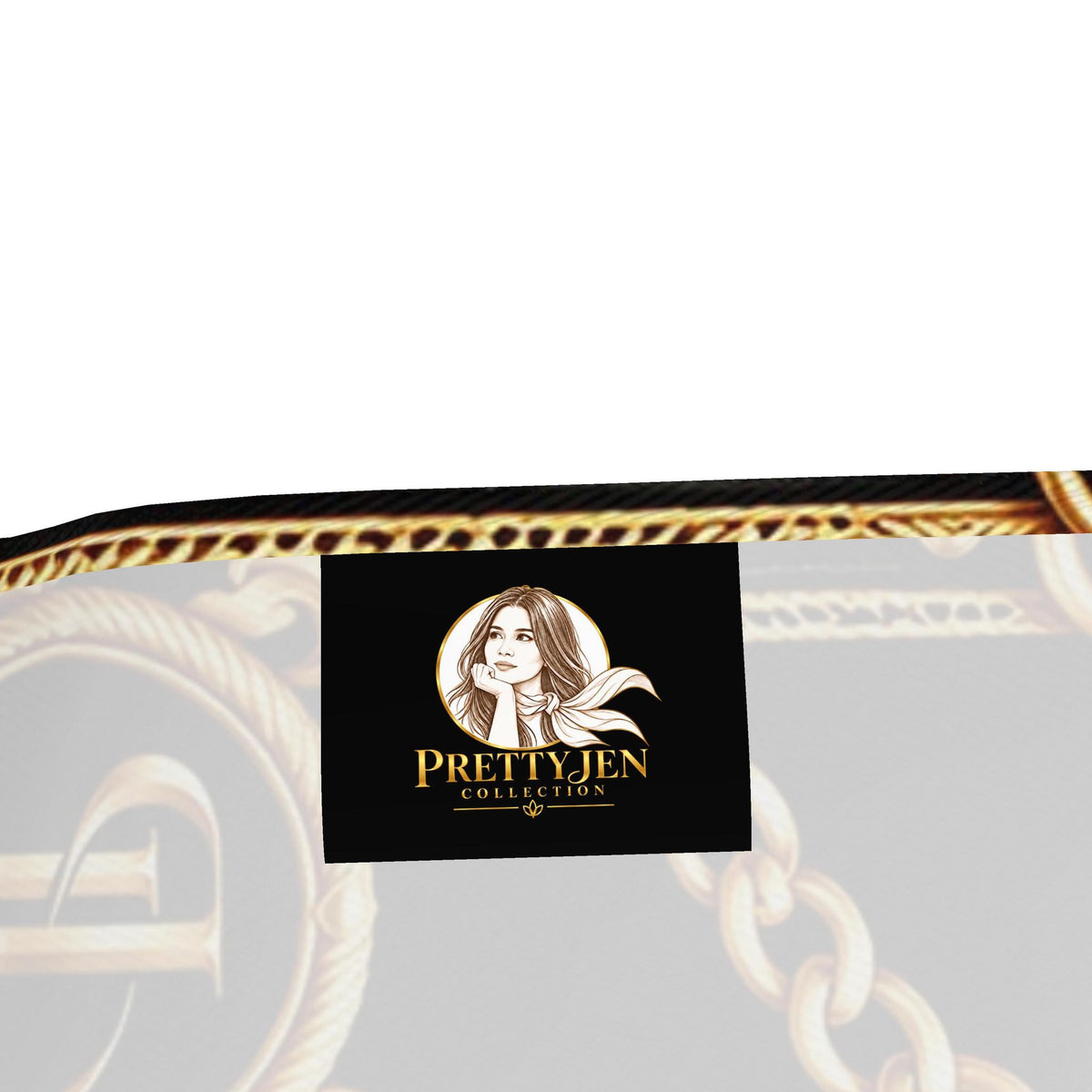 Gilded Signature Silk Bandana | 100% Silk Monogram Bandana