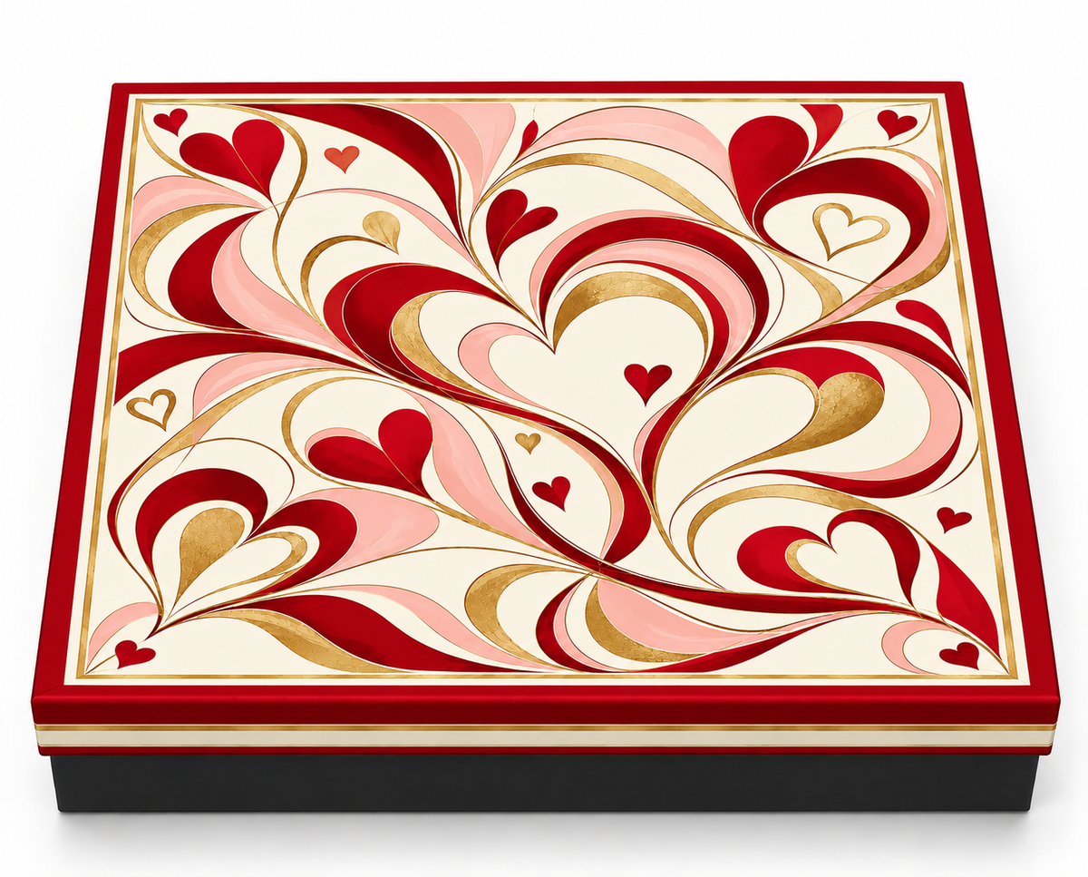 Hearts in Motion Silk Scarf