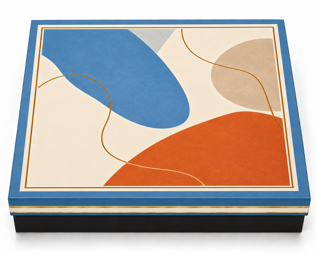 Modern Harmony - 100% Mulberry Silk Scarf (90cm x 90cm)