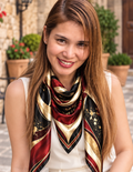 Crimson Royale Mulberry Silk Scarf