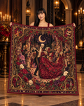 Midnight Masquerade Silk Scarf — Limited Edition Halloween Collection
