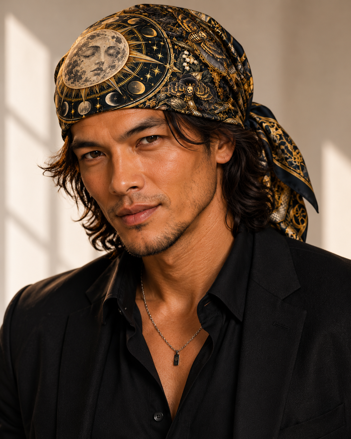 The Midnight Séance Silk Bandana - Limited Edition Halloween Collection